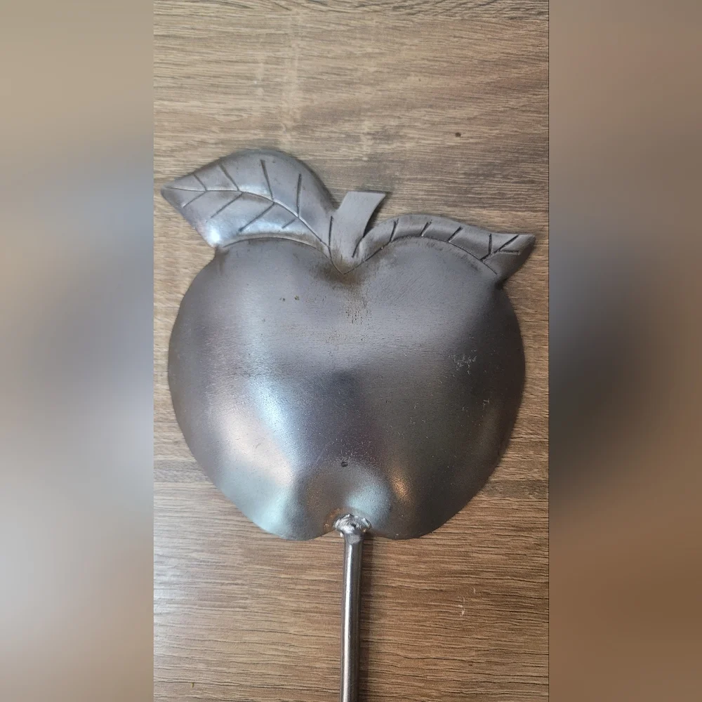 Vintage Silver Apple Wall Hook